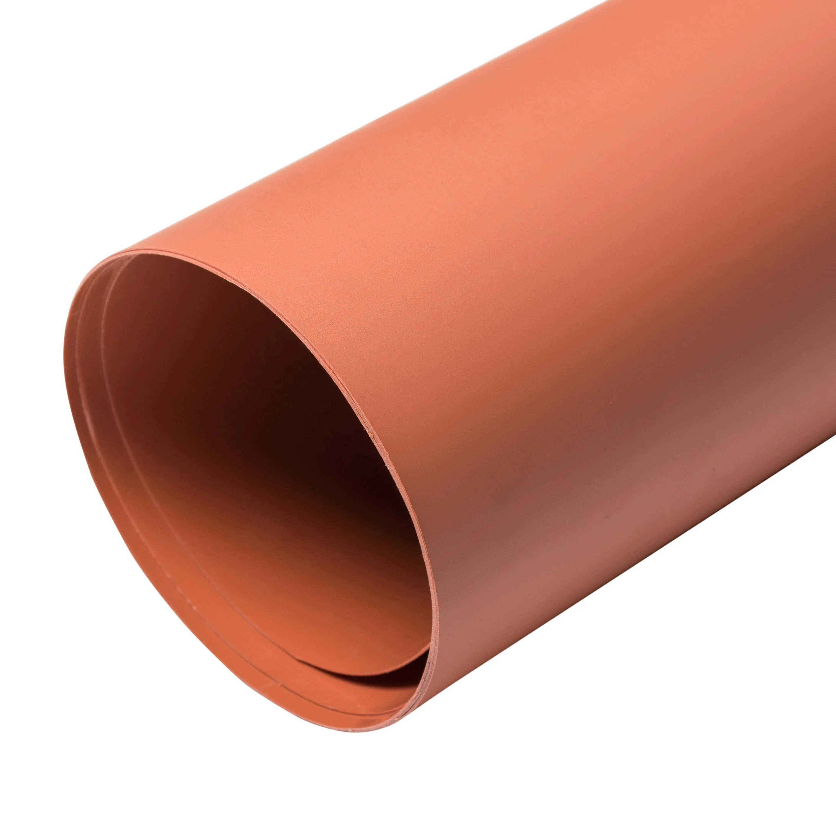 0.35mm Orange Anti-scratch Anti-fog Panel Furniture Decoration Materials Plastic PETG Sheet Film for Lampshade