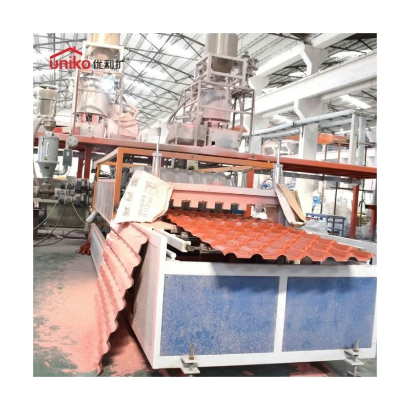 Synthetic Traditional 3 layer upvc roofing sheet Low Cost Spanish Terracotta Stone pvc roofing Prices Roof Tiles For House