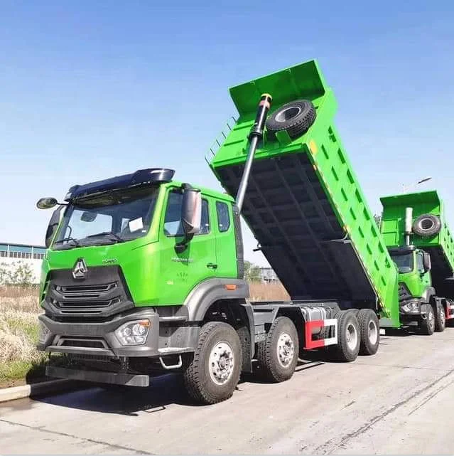 8x4 China Sinotruck 50 Ton Tipper Truck Howo 12 Wheeler Heavy Duty Lorry Dumper Tipper Truck