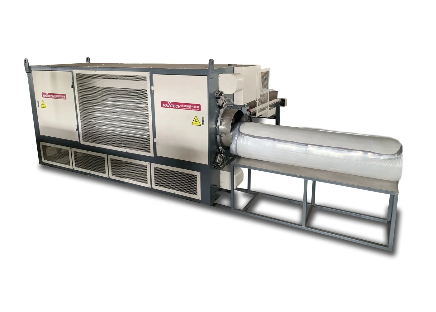 Auto mattress roll packing machine