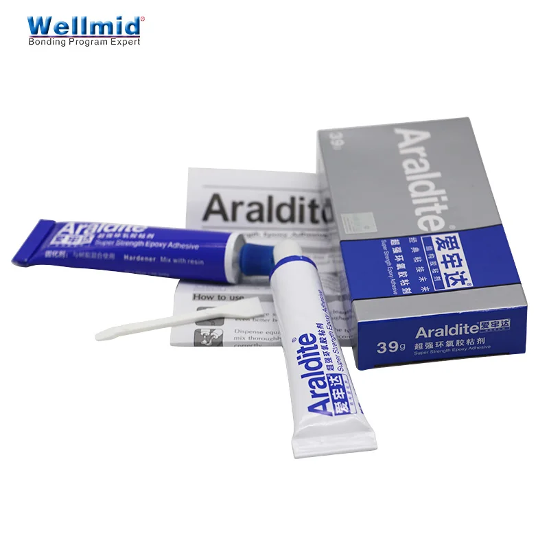 Araldite AB Epoxy Adhesive glue 90 minutes standard Slow Cure 2 Part with Resin&HardeneExtra Strong Setting Materials 216Pcs*39G