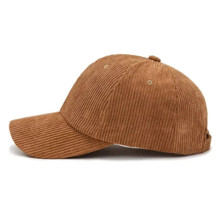 Wholesale Autumn Golf Hat Corduroy Adjustable Baseball Cap Unisex Vintage Baseball Hat Outdoor Sports Hip Hop