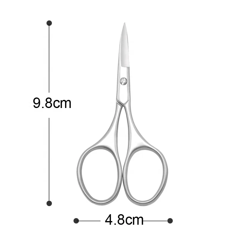 New Arrival Cuticle Curved Scissors Beauty Scissors For Manicure, Eyelashes, Eyebrow And Nails
