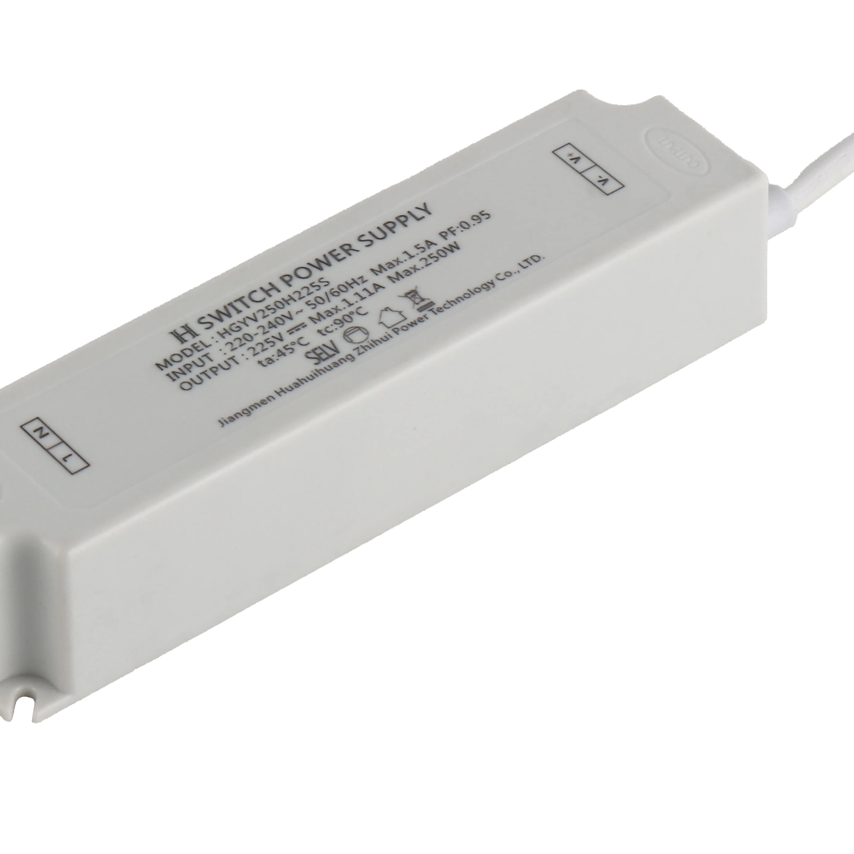400W DC225V output LED power supply for High voltage LED Light Strip non-flicker CV Driver high PF led driver