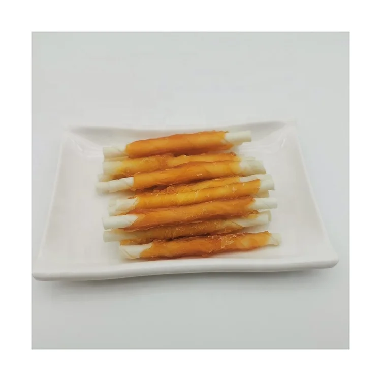 
Wholesale Dog Food Pet Food Chicken Roll Raw Bully Sticks Bulk Dog Snacks Dog Dry Food 