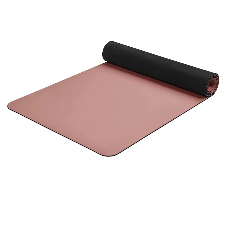 Eco Friendly yoga mat Anti Slip Recycled Black 5mm Pu yoga mat Printing Natural Rubber lulu lemon 5mm Pu Yoga Mat