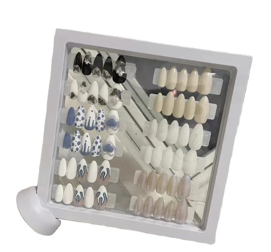 nail art storage box nail tips storage box press on nail packaging box