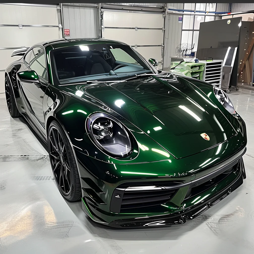 High Performance TPU PVC Material Film Waterproof Car Stickers Super Green Color Change Car Vinyl for car vinyl wrap wholesale
