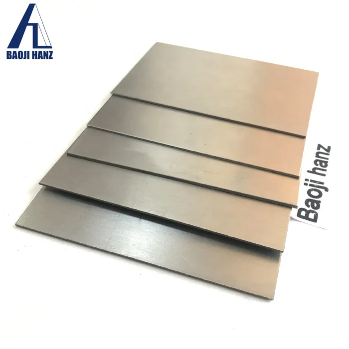 Титановый лист Baoji hanz Gr1 Gr2 Gr5 gr.9 1 5 мм 2 3 4 6 8 10 20 титановая пластина цена