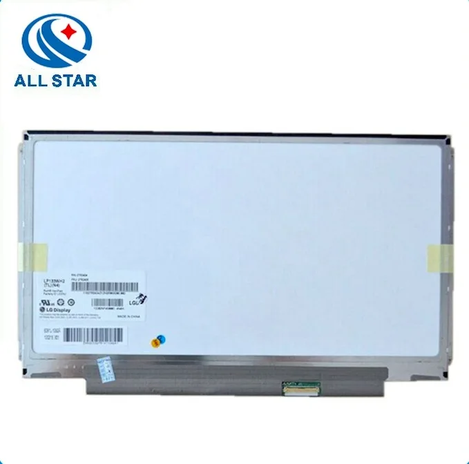 13.3 inch slim 40 pins LVDS HD TN Glossy LCD Laptop Panel Matrix With Left Right Bracket LP133WH2-TLL1