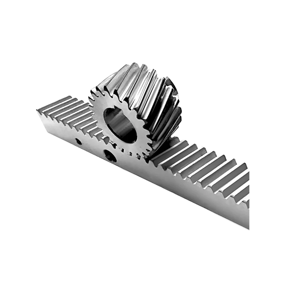 High Precision Hobbing Steel Material Door Helical Small Rack And Pinion Gear For Sliding Gate Opener