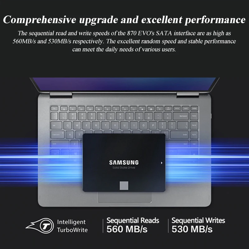 Software Samsung Ssd 870 Evo 250gb 500gb 1tb  Internal Solid State Disk Hard Drive Sata 3 2.5 Inch L