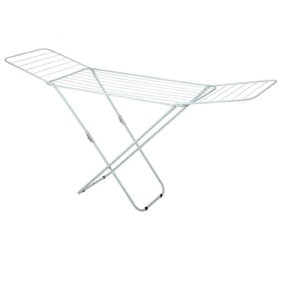 outdoor baby collapsible metal airer iron clothes dryer folding airer 16m drying lengte rack butterfly clothes
