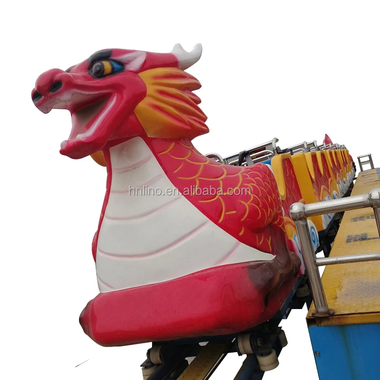 Amusement Park Rides Electric Train Attraction Luna Dragon Roller Coaster Fun