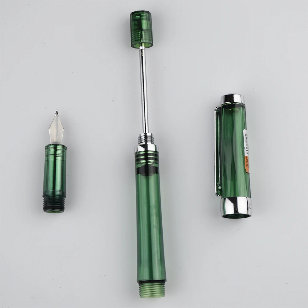 Top Selling New Design transparent suction fountain pen for stationery