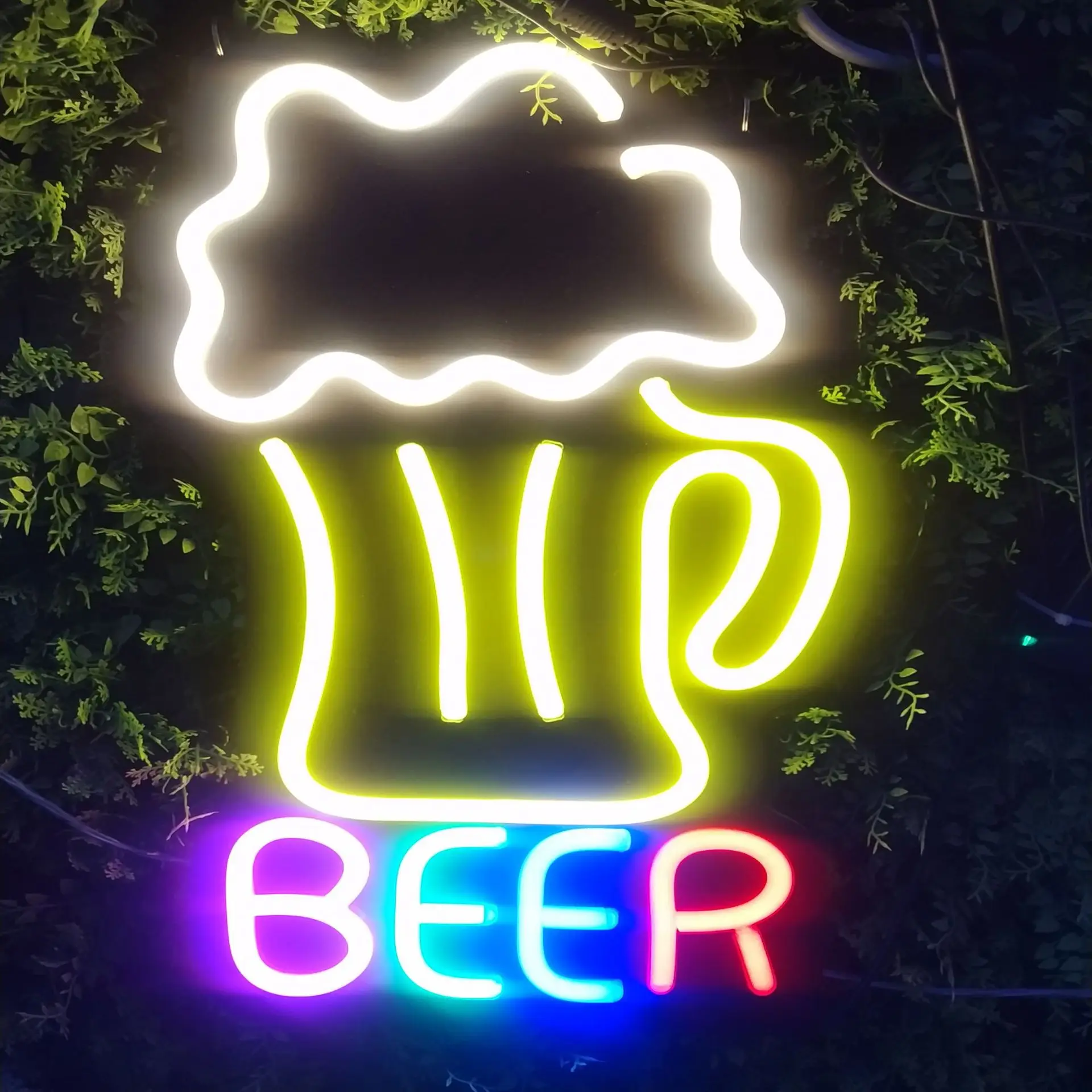 Custom  Beer Led  Neon Night Light shop neon sign