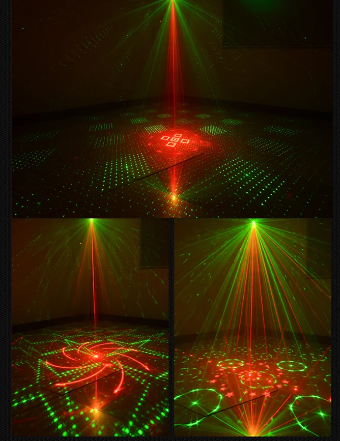 Mini Stage Projector Light 8w Laser DJ Disco Party  Holiday  Projection Night Light Lamp for all festival KTV Party Club Light