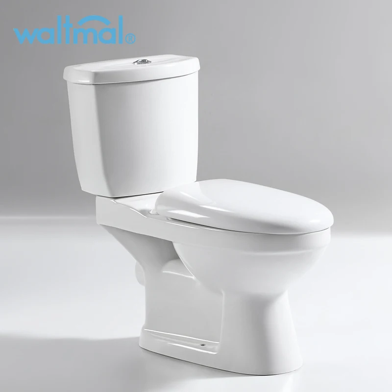 Bathroom Ceramic Floor Mounted Siphon Jet Flushing Inodoro Rimless Elongated One-Piece Toilet Bowl