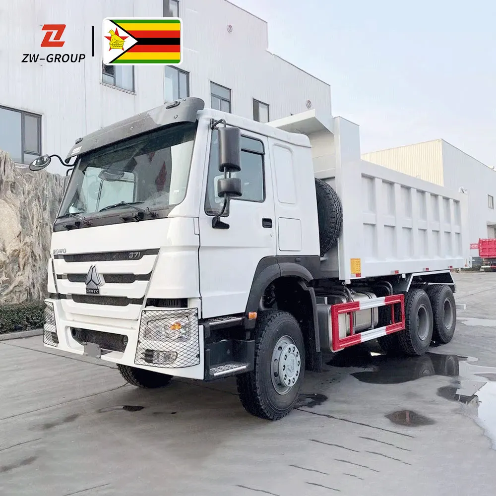 Used Sinotruk Howo 371 Dump Truck LHD RHD 6x4 8x4 10 12 Wheeler euro2/3 HOWO Tipper Mining DumpTruck For Zambia