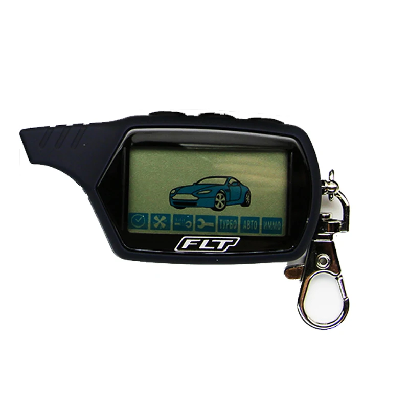 Top Seller Russian Version  A91 LCD Remote Control Key Chain Keychain A91 Engine Starter Car Anti-theft Alarm System