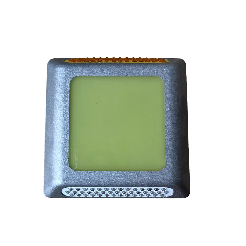 road stone glow in the dark Fluorescent aluminum reflective cat eye road stud