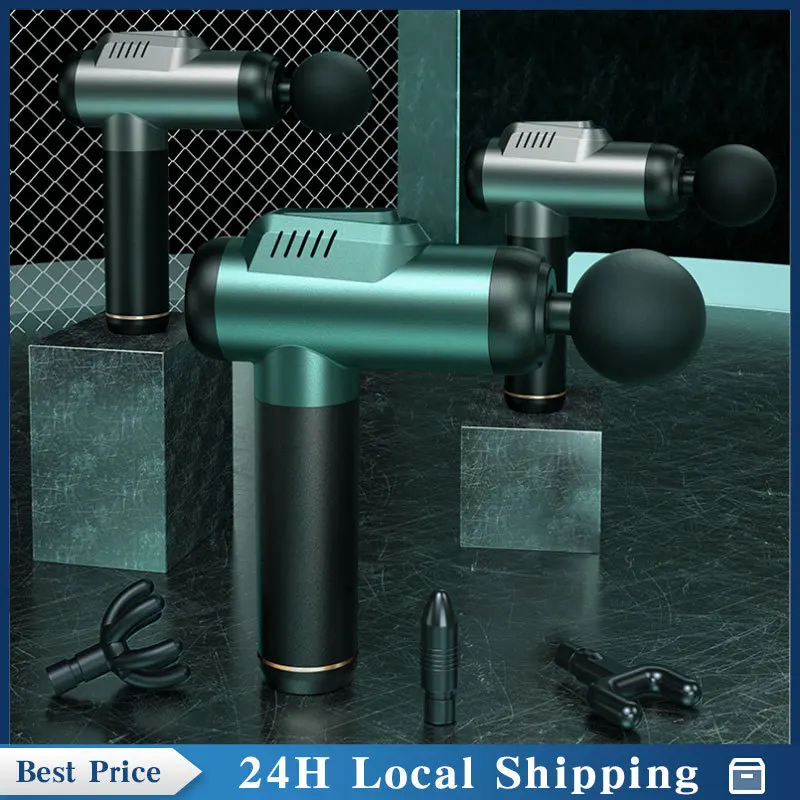 Fascia Gun Muscle Relaxation Massager Fitness Equipment Massager Gun Ems Portable Fitness Equipment Portable Beat Vibration