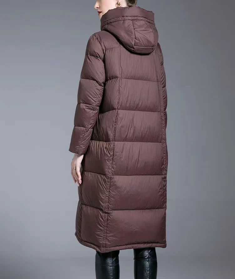 High Quality Wholesale Down OEM Winter Puff Filled Cotton Long Padded Shine Coats