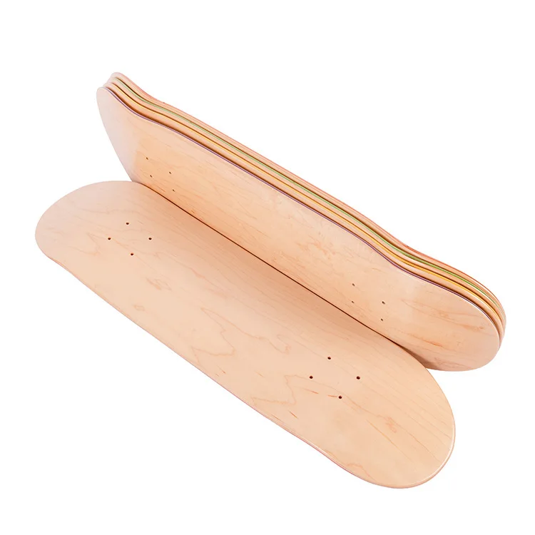 Hi Strength Blank Skate board Decks Canadian Maple Skateboard China Manufacturer Deck surface custom