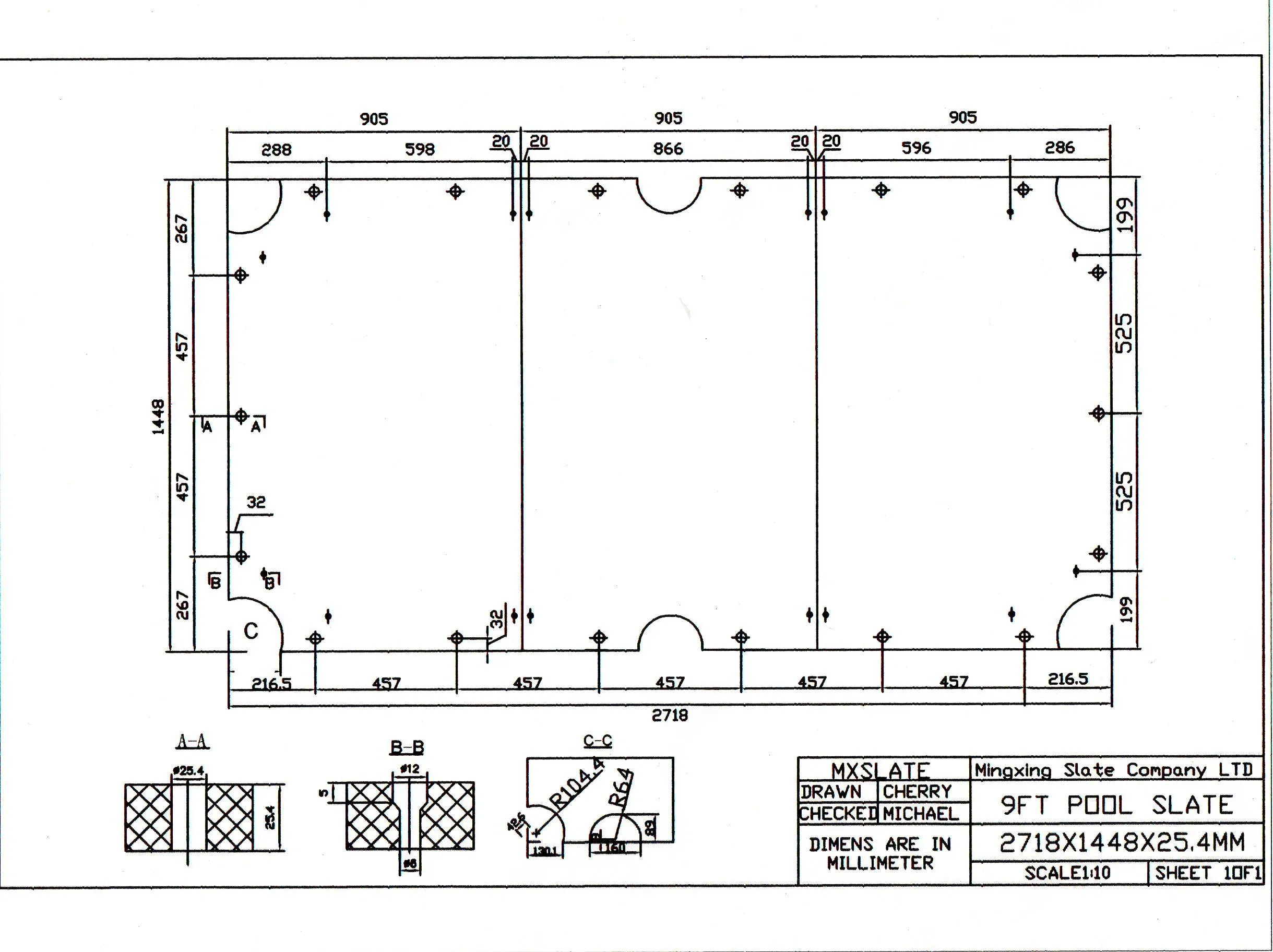 Factory Supply OEM Cheap 25mm Billiard Natural Green Stone Board 7ft 8ft 9ft Pool Table Slate