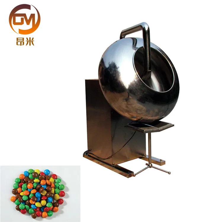 High Quality Industrial Automatic 25kg Chocolate Candied Peanut Coating Machine