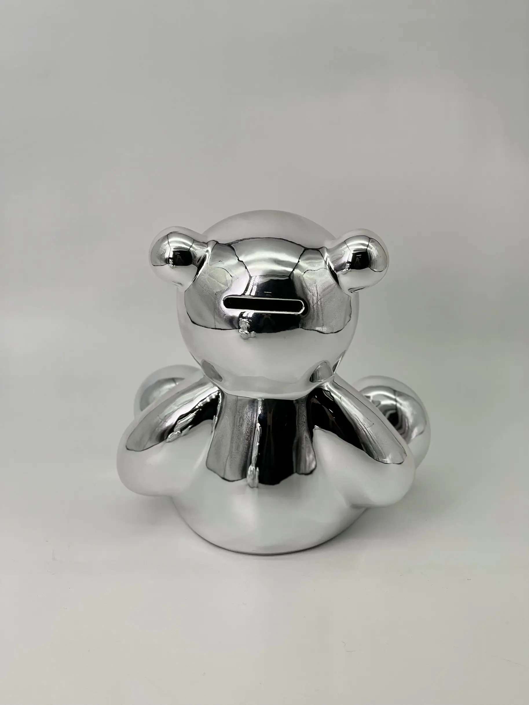Cute Twist Candy Machine Money Saving Box for Kids Coin Bank PS ceramic silver Bear Classic Customized Style Color Large