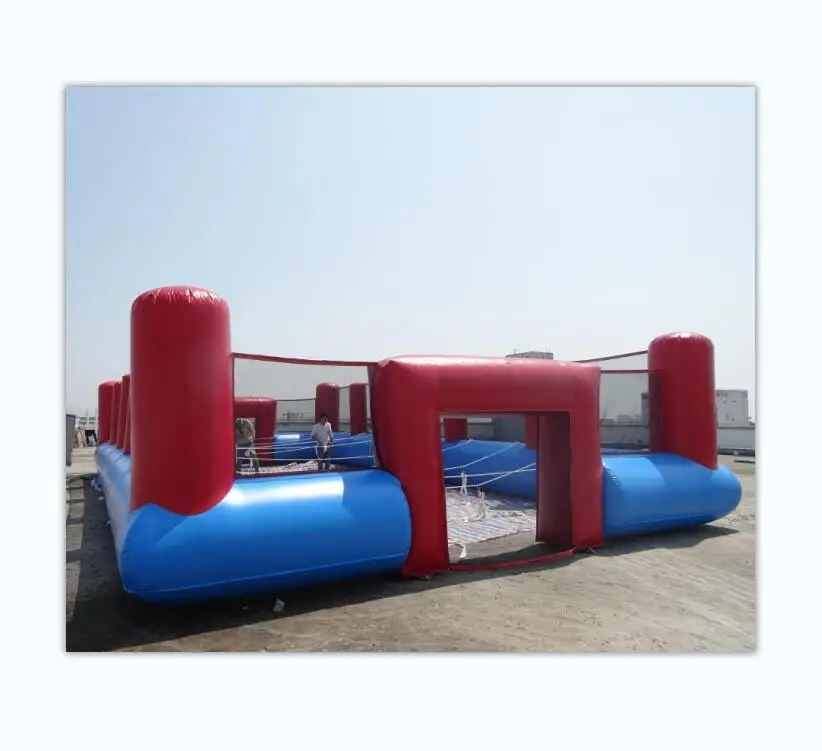 New Inflatable Football Field Soccer Pitch Water Beach Soccer For Rent