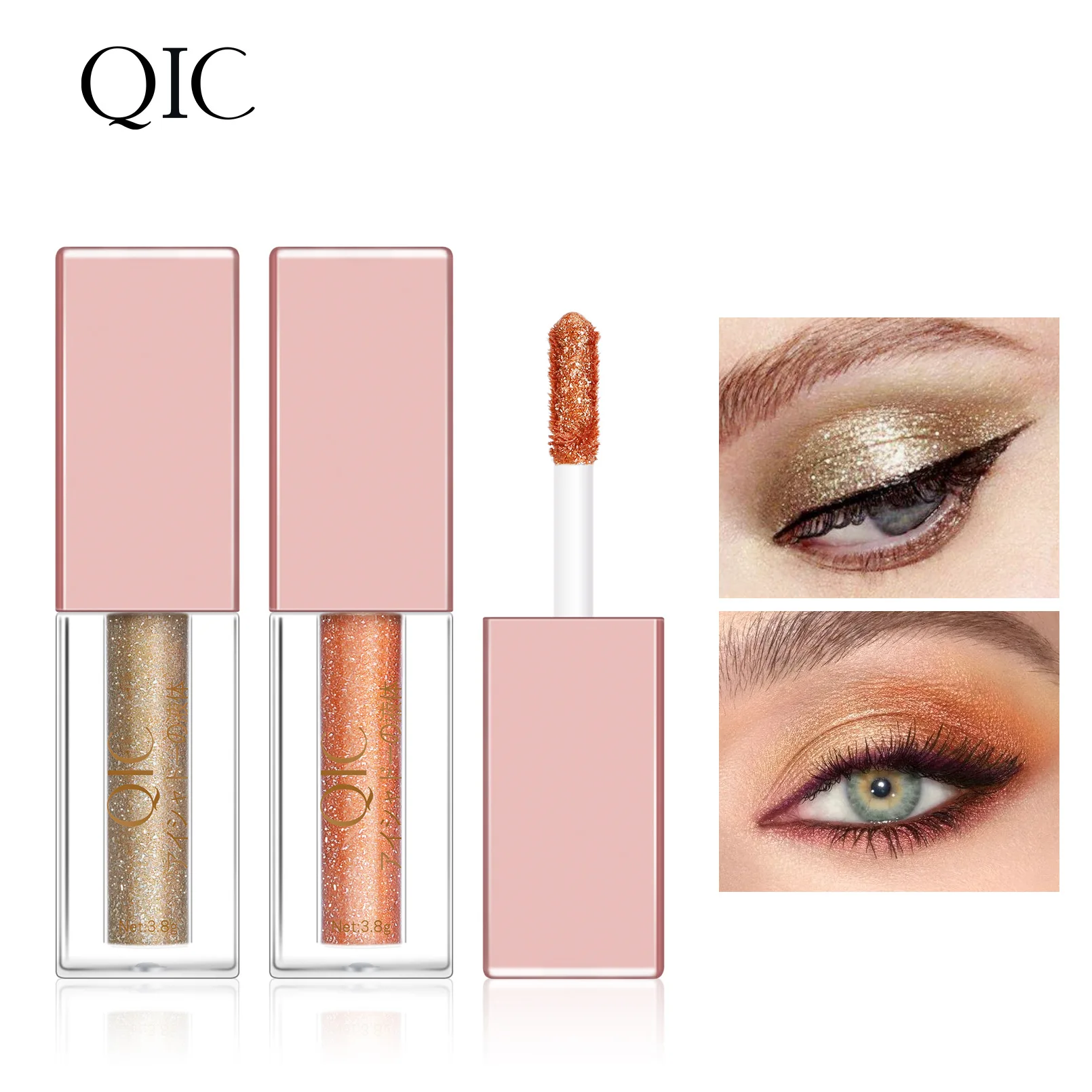QICDiamond Eyeshadow Liquid Liquid Eyeshadow Primer Vegan Liquid Eyeshadow