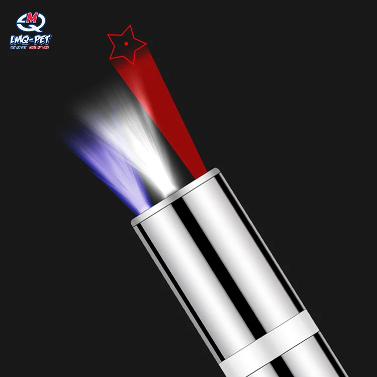 Cat Interactive Laser Toys Stainless Steel USB Multi-pattern Cats Stick Funny Playing Training Cat Laser Pointer