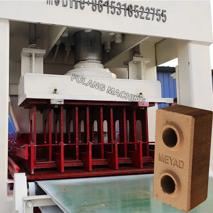 maquina para cortar ladrillos China fully automatic interlocking clay soil mud block fabrica de blocos de concreto brick machine