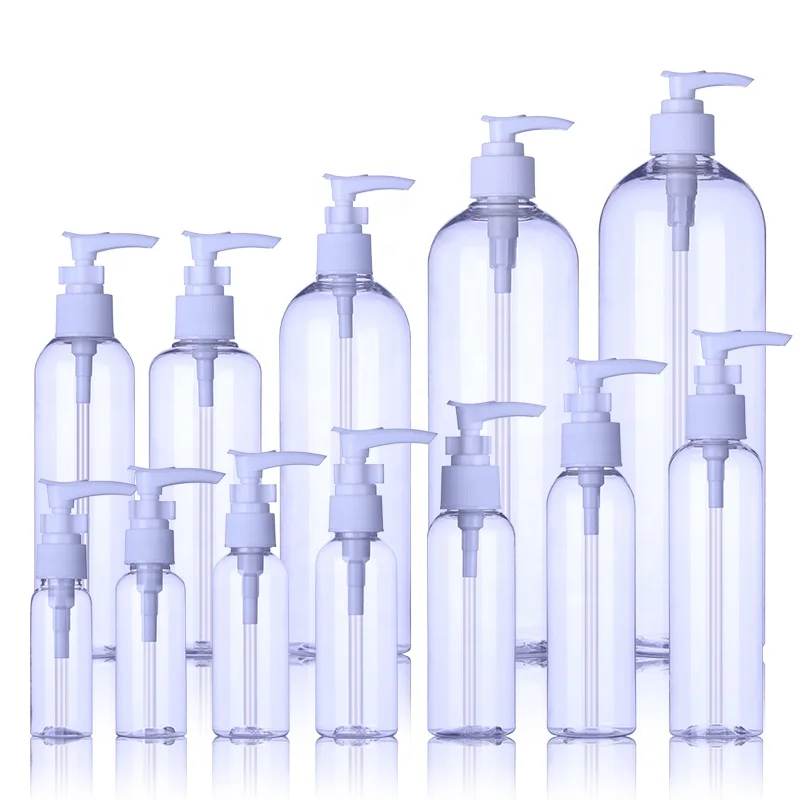 Wholesale Pet Plastic Empty Hand Sanitizer 30ml 60ml 100ml 120ml 250ml 500ml Lotion Pump Bottle Dispenser