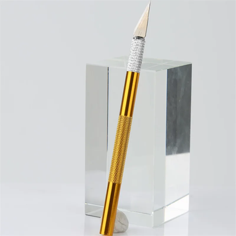 Carving Tool Different Color Aluminium Alloy Craft Engraving Carving Knife With Blades