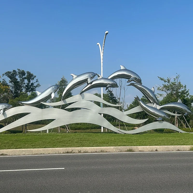 Customized Large Life Size Outdoor Figures Stainless Steel Bronze Woman Sculptures