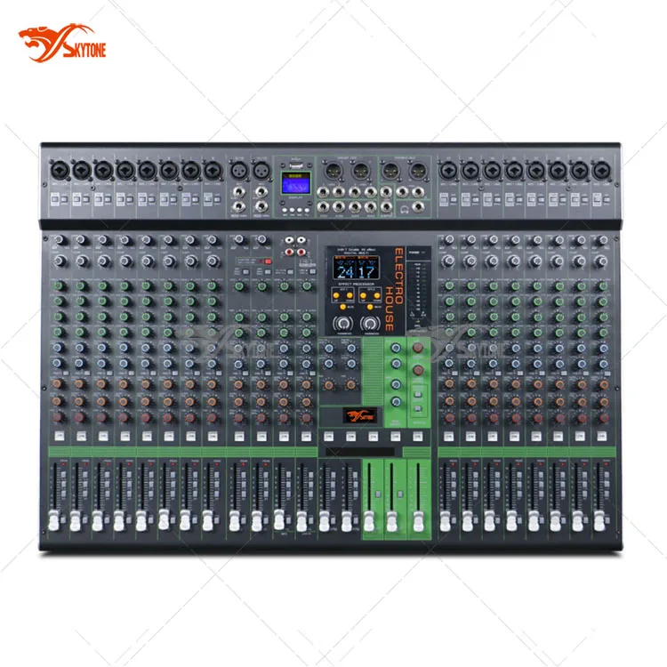 XA24 Professional Audio Mixing Console 24-channel audio mixer,  DJ mixer