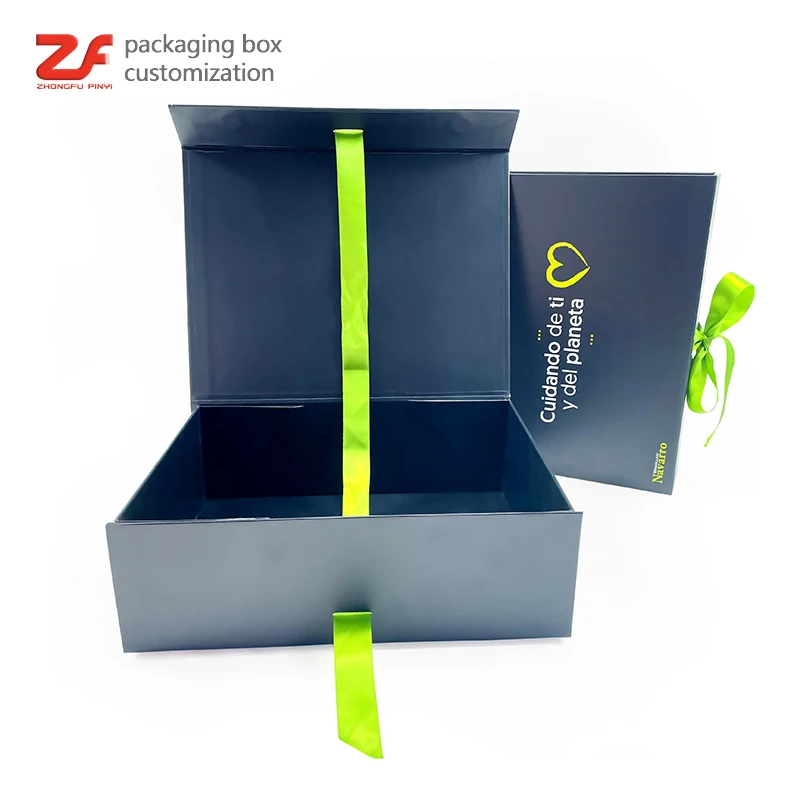 Delicate Appearance China Paper Wholesale Lid Magnet Folding Magnetic Gift Box Shoe Packaging