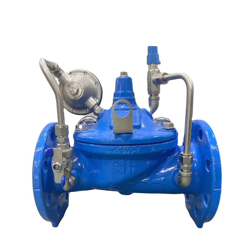 Hot Sales Pilot operated Hydraulic Control Valve 200X Ductile Iron PN16 Pressure Reducing Valve with Cheap Factory Price