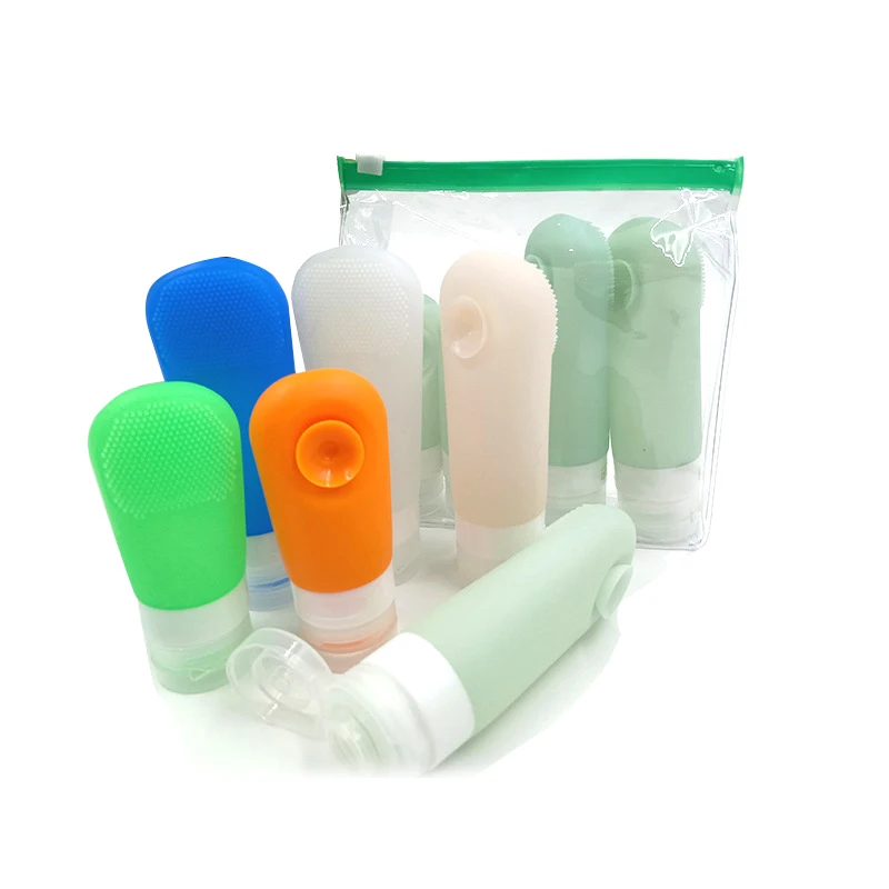 Hot Sale Can Adsorbe Silicone Skin Care Cosmetic Lotion Split Bottle Squeeze Travel Portable