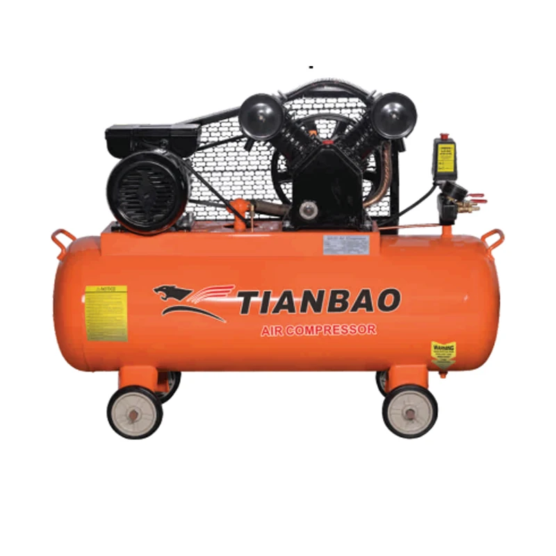 TBV-0.25/8 (220V/380V) 3HP/2.2KW 65*2 мм 1020r/мин 250L/мин 150L Электрический компрессор воздуха ременной передачи