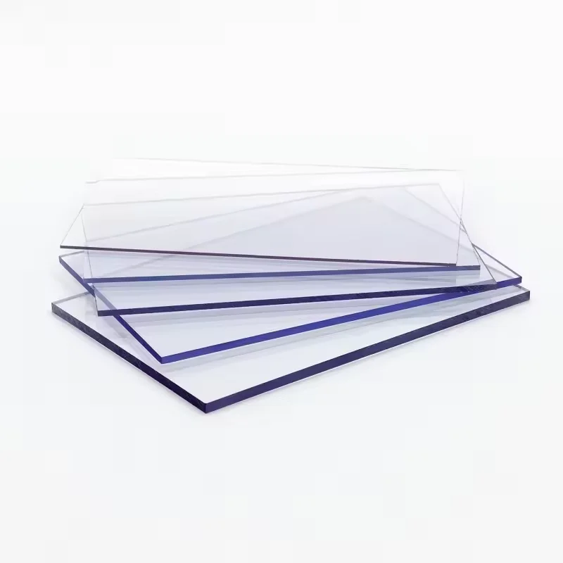 Anti -scratch hard coated pc sheet plastic high light transmmitance polycarbonate solid sheet