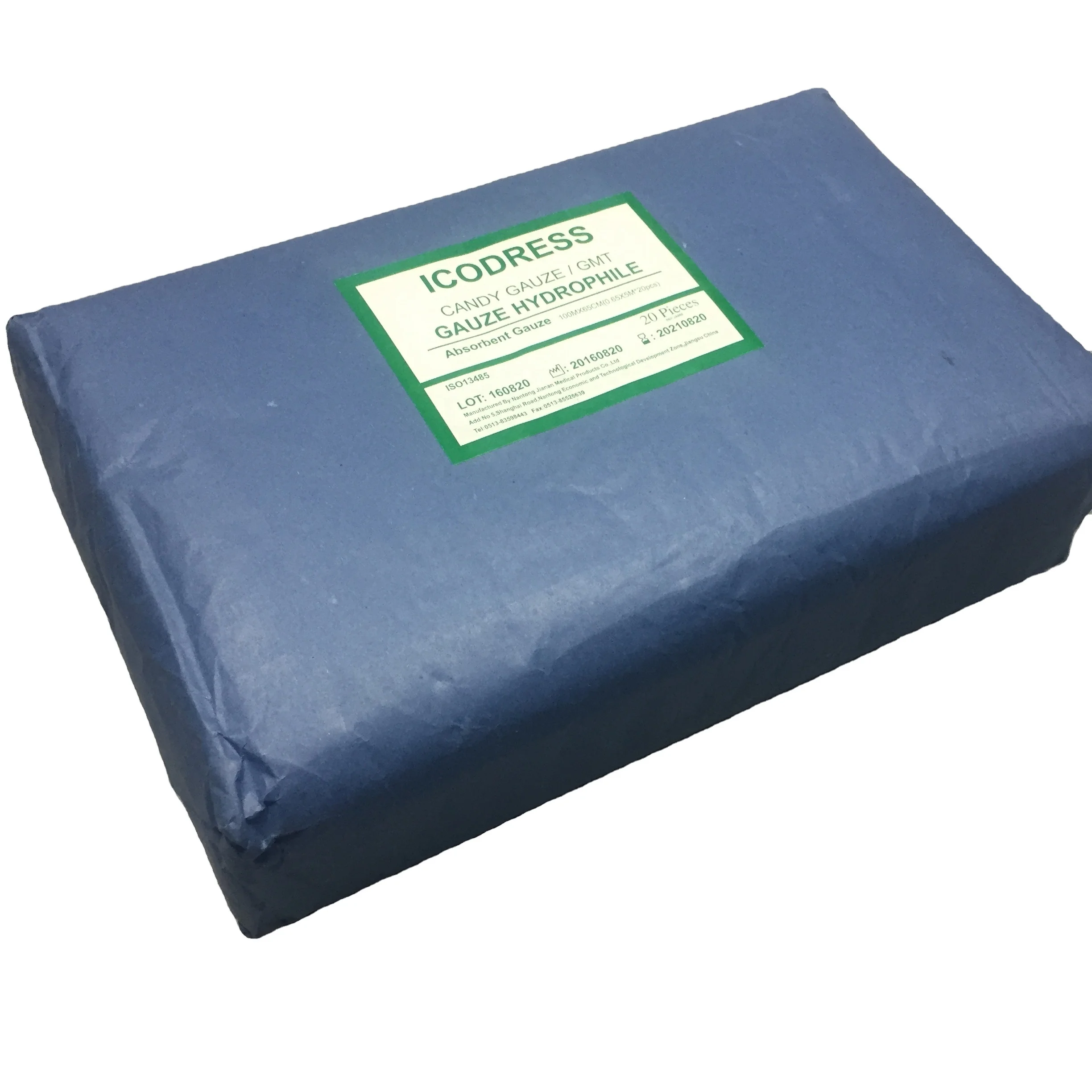 100% cotton absorbent gauze , GAUZE HYDROPHILE 65CMX100M, absorbent bleaching gauze zigzag