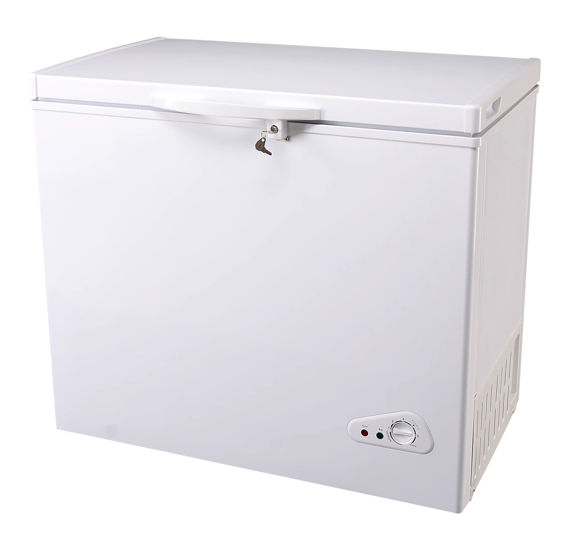 Factory Wholesale  Multiple sizes Horizontal Top Opening Double Door Home Refrigerator Deep Chest Freezer