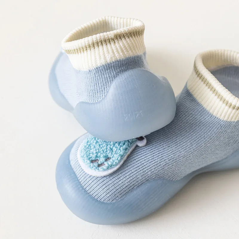 Factory Direct Price Anti-Slippery Warm Animal Applique Infant Walker Cute Hot Sell Quality Indoor Toddler Baby Shoes
