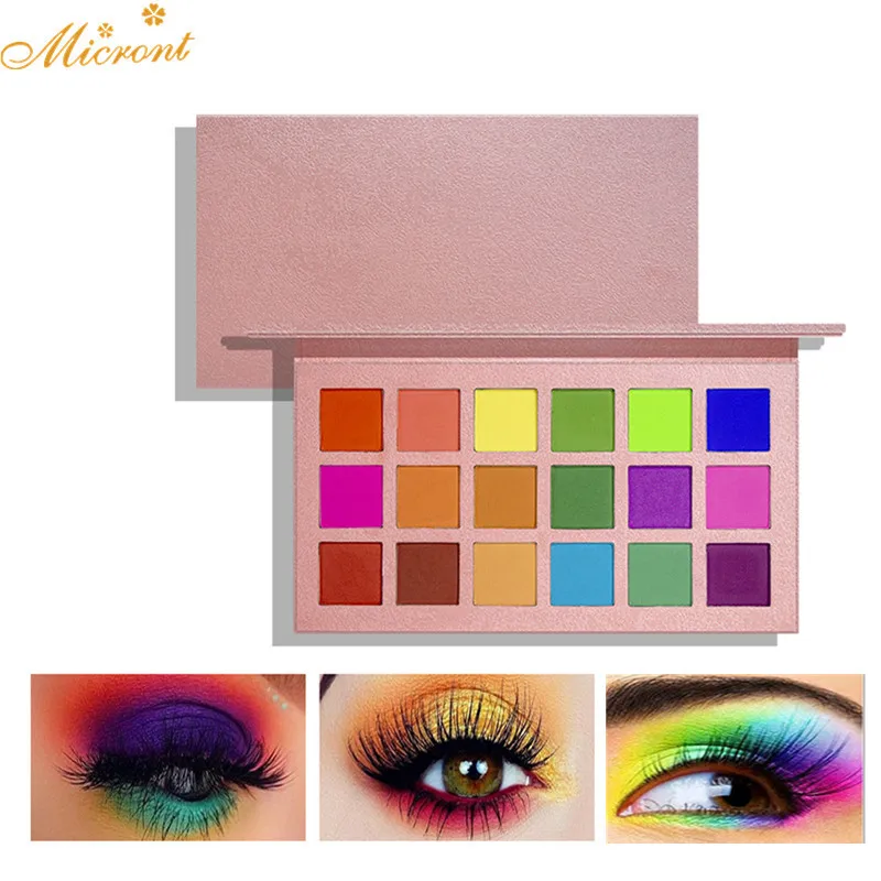 No Logo Makeup Eye shadow Pallet High Quality Matte Shimmer Private Label 18 Color Eyeshadow Palette