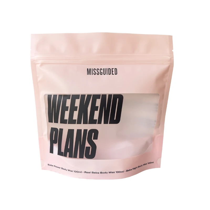 Пользовательский Печатный матовый стоячий мешочек, майларовая упаковка для тумана, пластиковые пакеты с застежкой-молнией