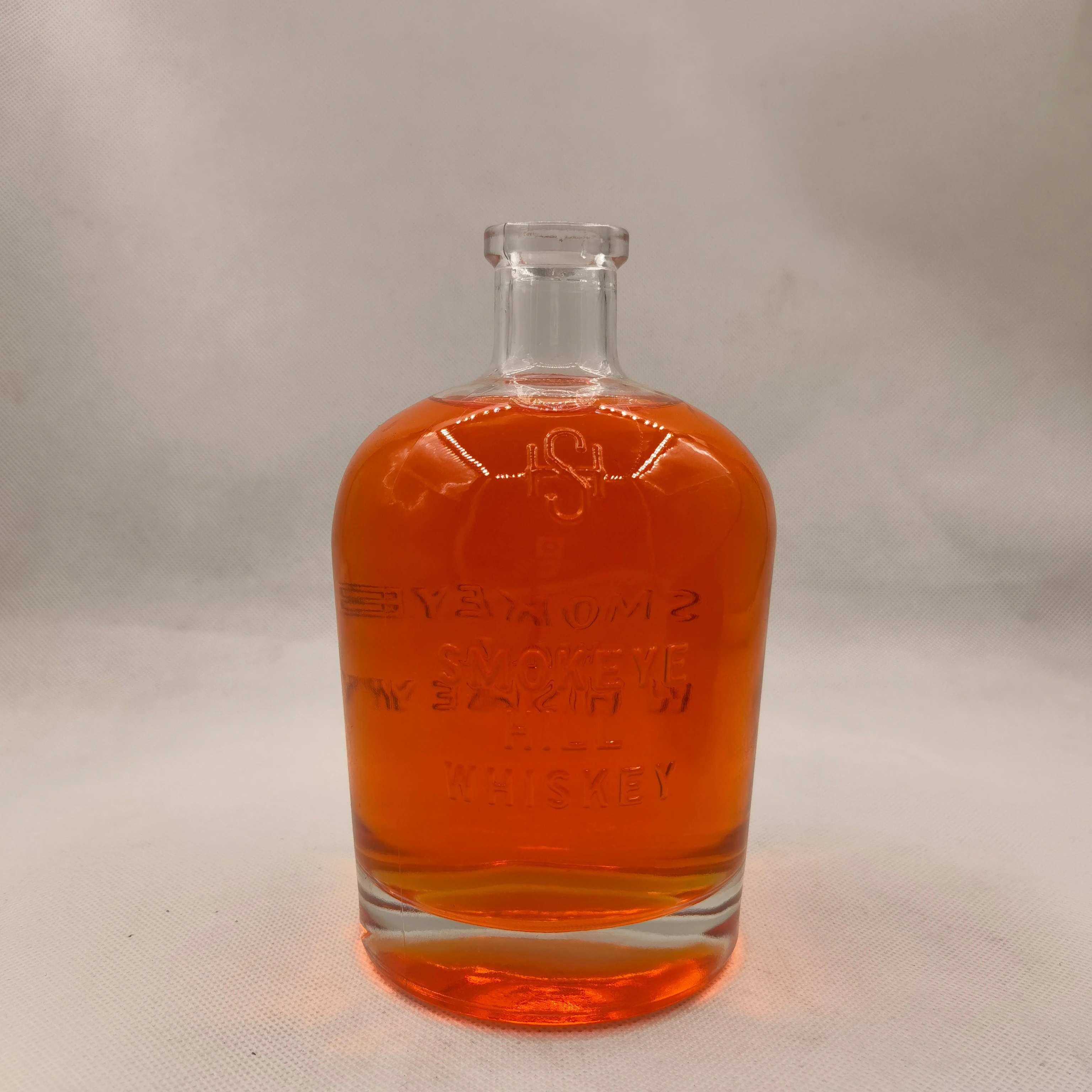 Custom Bottles For Whiskey Vodka Gin Empty European Alcohol Wine Bottles